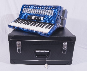 ACCORDEON 60B - couleur BLEU Marbré